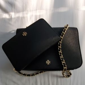 Tory burch crossbody and wallet set